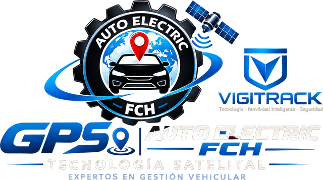 Logo AUTO ELECTRIC FCH GPS TECNOLOGÍA SATELITAL